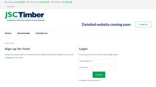 
                            7. Login - JSC Timber