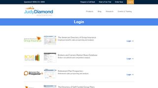 
                            8. Login | Judy Diamond AssociatesJudy Diamond Associates, Inc.