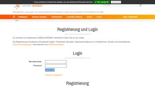 
                            12. Login: Jugend gruendet