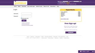 
                            4. Login - Jumblo | Free calls