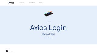 
                            6. Login - June 29, 2018 - Axios