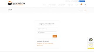 
                            2. Login - Jura online lernen - juracademy.de