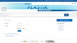 
                            12. Login | Jurnal Plastik Rekonstruksi