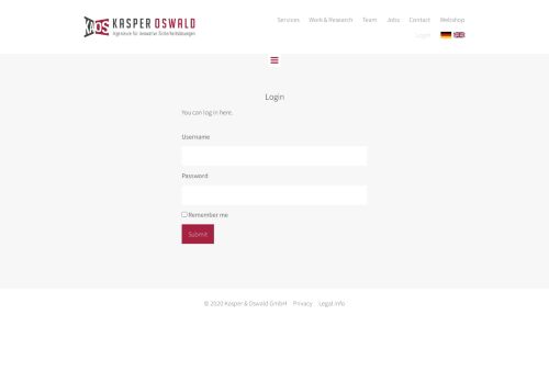 
                            4. Login – Kasper & Oswald GmbH