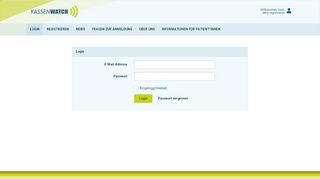 
                            10. Login - Kassenwatch