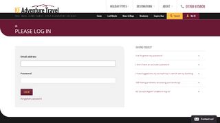 
                            7. Login - KE Adventure Travel