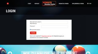 
                            7. Login – Kennys Snooker Center