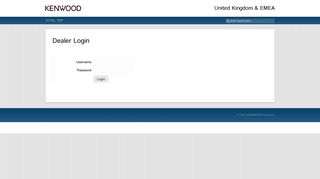 
                            3. Login • Kenwood UK