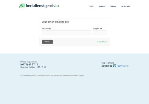 
                            11. Login — Kerkdienstgemist.nl