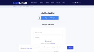 
                            6. Login - Kickliker