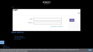 
                            1. Login - KIKO Cosmetics