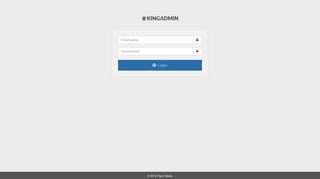 
                            2. Login | KingAdmin - Admin Dashboard - Happy in Shape