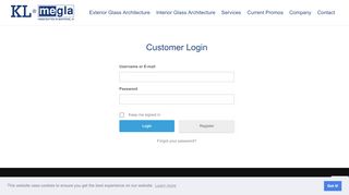 
                            2. Login – KL megla