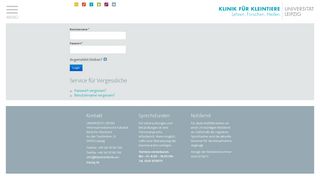 
                            4. Login - Kleintierklinik Uni Leipzig - Universität Leipzig