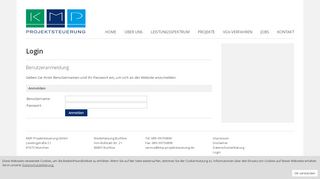 
                            11. Login | KMP Projektsteuerung GmbH