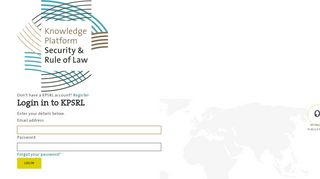 
                            6. Login - Knowledge Platform Security & Rule of Law