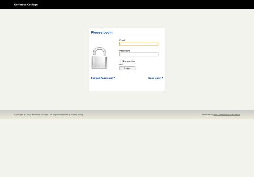 
                            2. Login - Kohinoor College