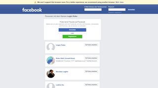 
                            5. Login Koko Profile | Facebook