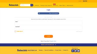 
                            2. Login - Komunitas Ibu Berbagi Cerita Bersama Bebeclub Indonesia