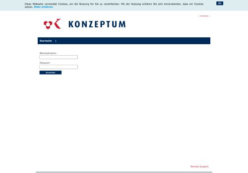 
                            1. Login - KONZEPTUM