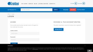 
                            12. Login - Kratos S.p.A.