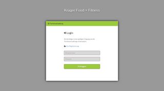 
                            1. Login - Krueger Food + Fitness