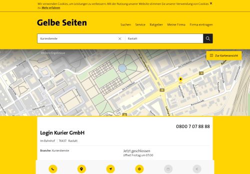
                            3. Login Kurier GmbH 76437 Rastatt Öffnungszeiten | Adresse | Telefon