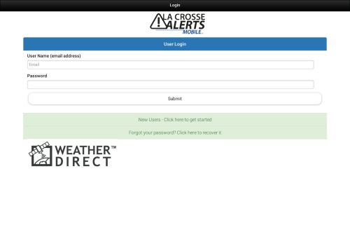 
                            6. Login - La Crosse Alerts Mobile