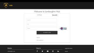 
                            2. Login - Lamborghini Hub