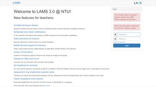 
                            11. Login - LAMS :: Learning Activity Management ... - LAMS 3.0 @ NTU!