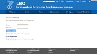 
                            11. Login - Landesverband Bayerischer Omnibusunternehmen