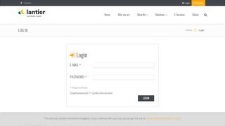 
                            6. Login - Lantier Solutions ®