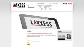 
                            4. Login - LANXESS