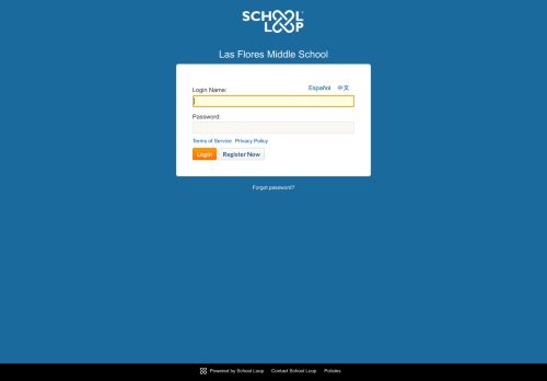 
                            3. Login - Las Flores Middle School - School Loop