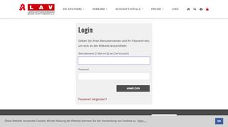 
                            1. Login - LAV - LAV Baden-Württemberg