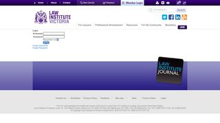 
                            10. Login - Law Institute of Victoria