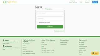 
                            9. Login | Learn about your card • Earn points worth chances • ...