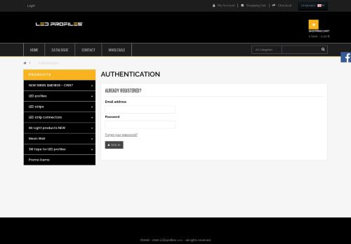 
                            7. Login - LEDprofiles s.r.o.