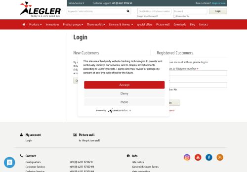 
                            2. Login - Legler