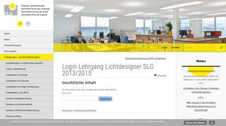 
                            9. Login Lehrgang Lichtdesigner SLG 2013/2015