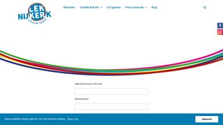 
                            8. Login — Lekker Nijkerk, Stad vol Smaak