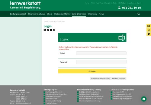 
                            1. Login - Lernwerkstatt Olten