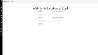 
                            6. Login - LibraryH3lp Dashboard