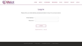 
                            13. Login - LifeLot