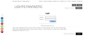 
                            4. Login | Lights Fantastic