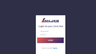 
                            8. Login - Lima HUB