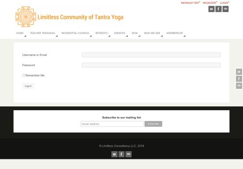 
                            12. Login | Limitless Community of Tantra Yoga