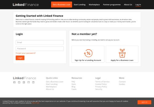 
                            9. Login - Linked Finance