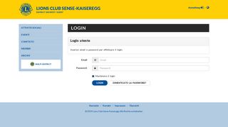 
                            4. Login [Lions Club Sense-Kaiseregg]