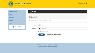 
                            10. Login [Lions Club Thun]